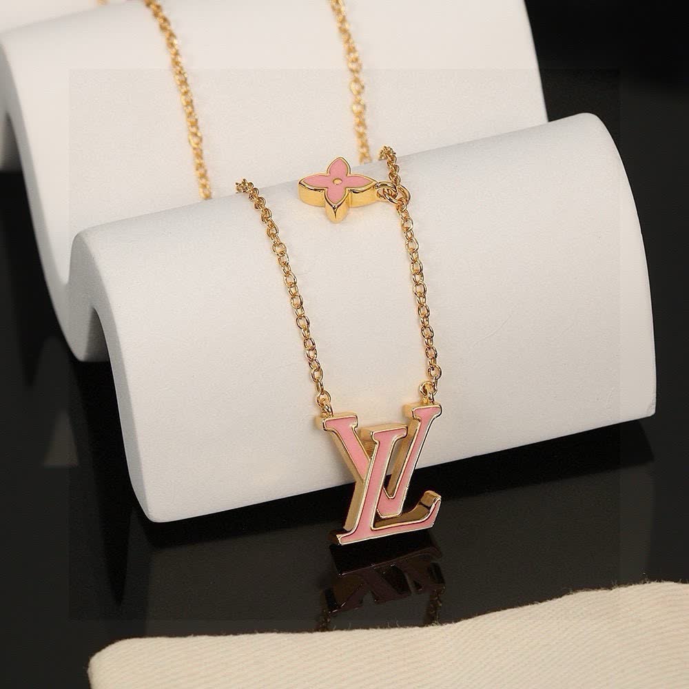 Louis Vuitton Monogram LV Necklace
